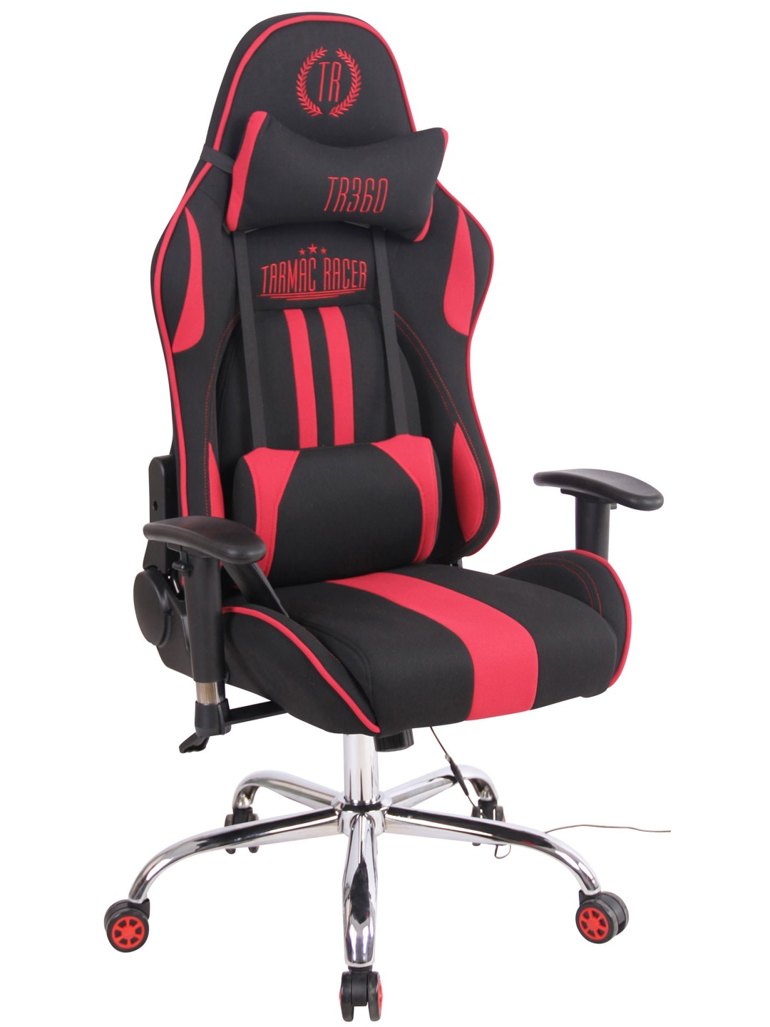 Cadeira de escritório Limit XM tecido, preto/vermelho