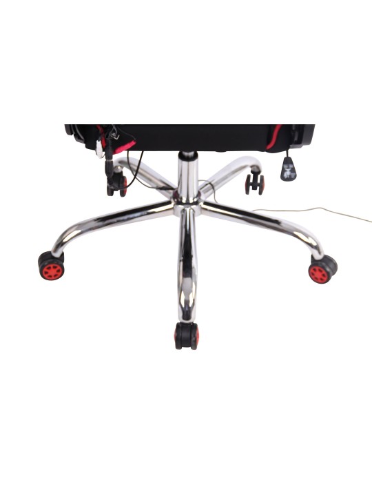 Cadeira de escritório Limit XM tecido, preto/vermelho