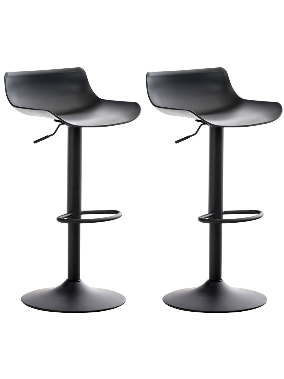 Conjunto de 2 bancos altos Aveiro, preto