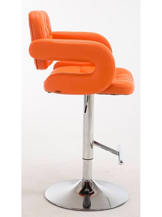 Conjunto de 2 bancos altos Dublin C, laranja