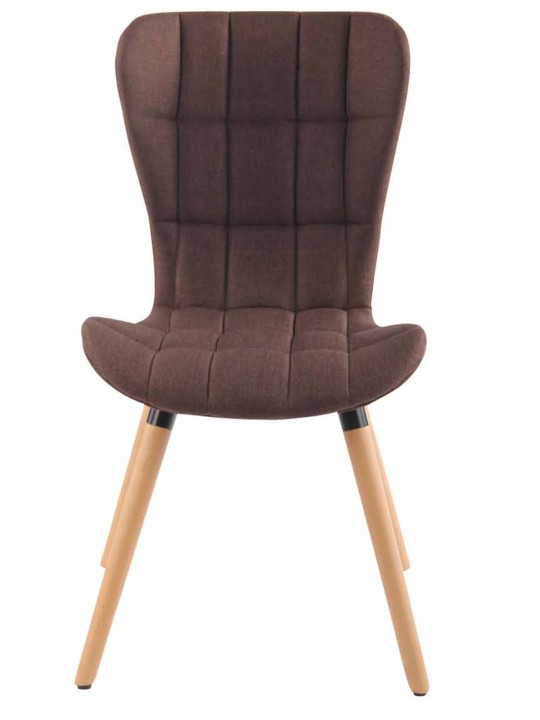 Cadeira Odda tecido natural, castanho