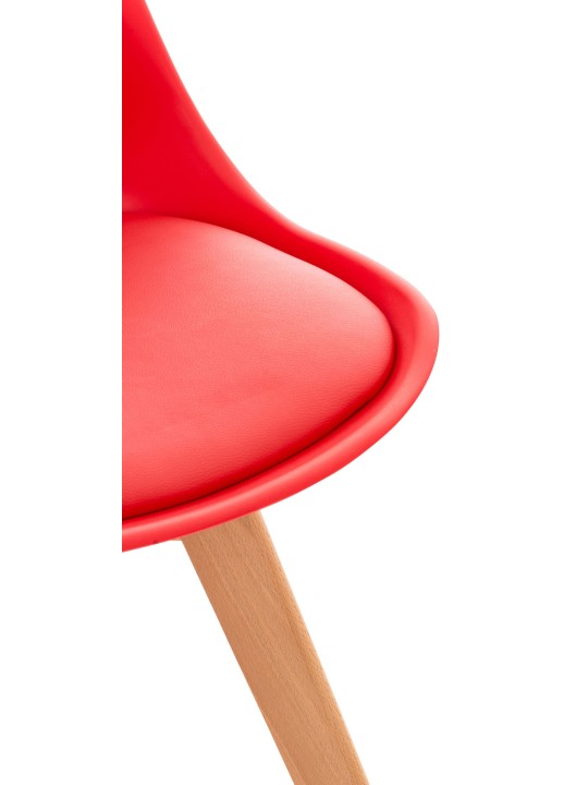 Cadeira Linares, vermelho