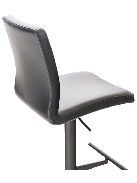 Banqueta alta Cádiz couro sintético, preto Banqueta alta Cádiz couro sintético, preto