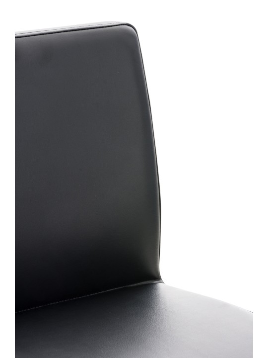 Banqueta alta Cádiz couro sintético, preto Banqueta alta Cádiz couro sintético, preto