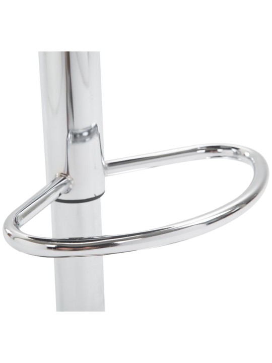 Conjunto de 2 bancos altos em pele sintética Lazio C, preto