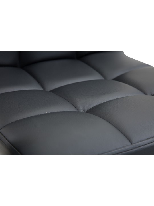 Cadeira de escritório Lucy V2 couro sintético, preto