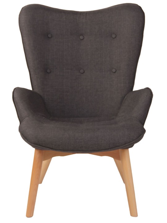 Espreguiçadeira em tecido Durham, cinza escuro