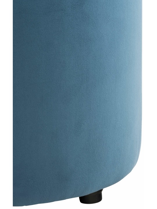 Banqueta de veludo Pantin, azul Banqueta de veludo Pantin, azul