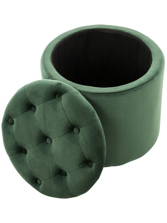 Banqueta de veludo Pantin, verde Banqueta de veludo Pantin, verde