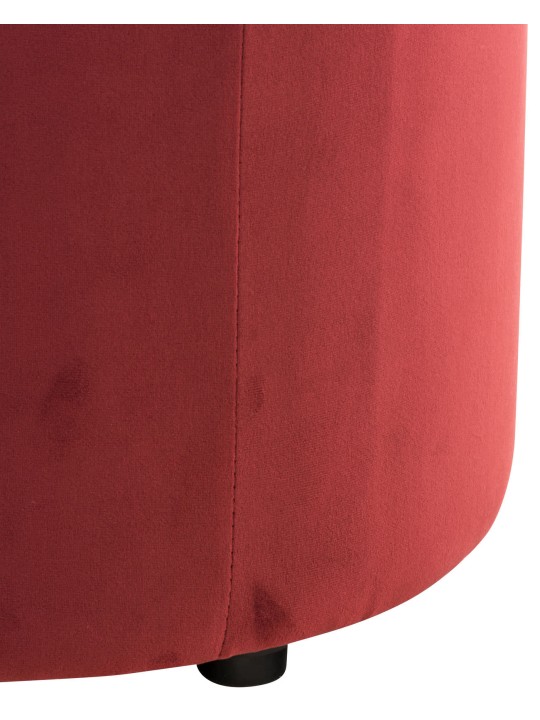 Banqueta de veludo Pantin, vermelho Banqueta de veludo Pantin, vermelho
