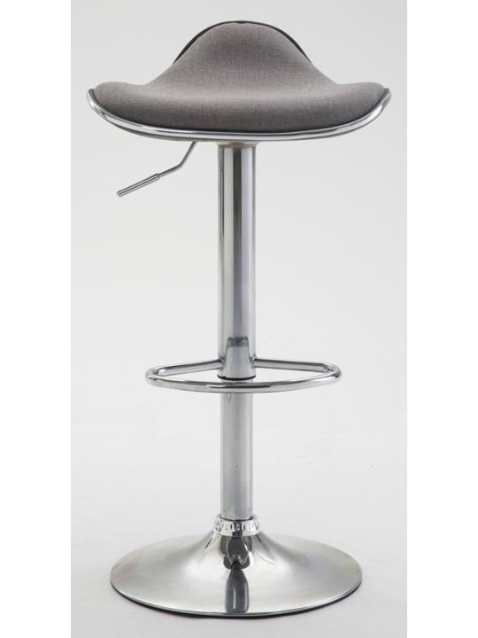 Conjunto de 2 bancos altos em tecido Shanghai C, cinza claro Conjunto de 2 bancos altos em tecido Shanghai C, cinza claro