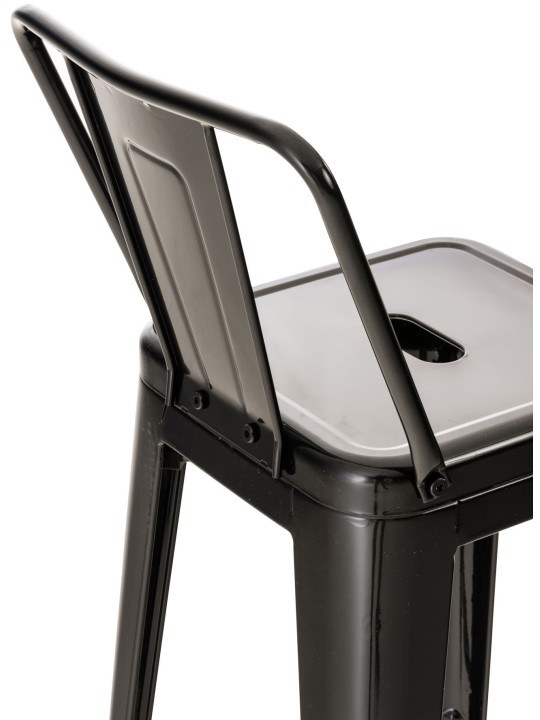 Conjunto de 2 bancos altos Mason, preto