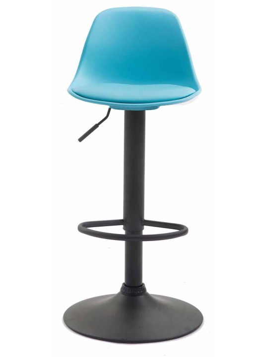 Conjunto de 2 bancos altos Kiel plástico, azul