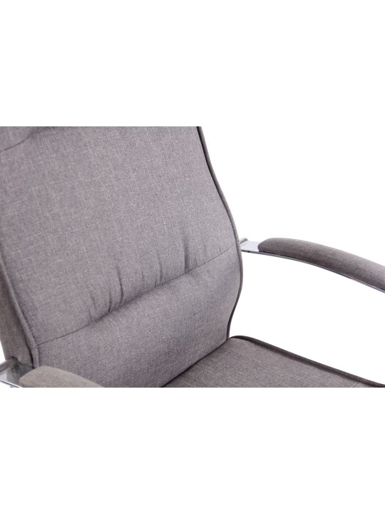 Cadeira de escritório tecido Portland com função de massagem, cinza