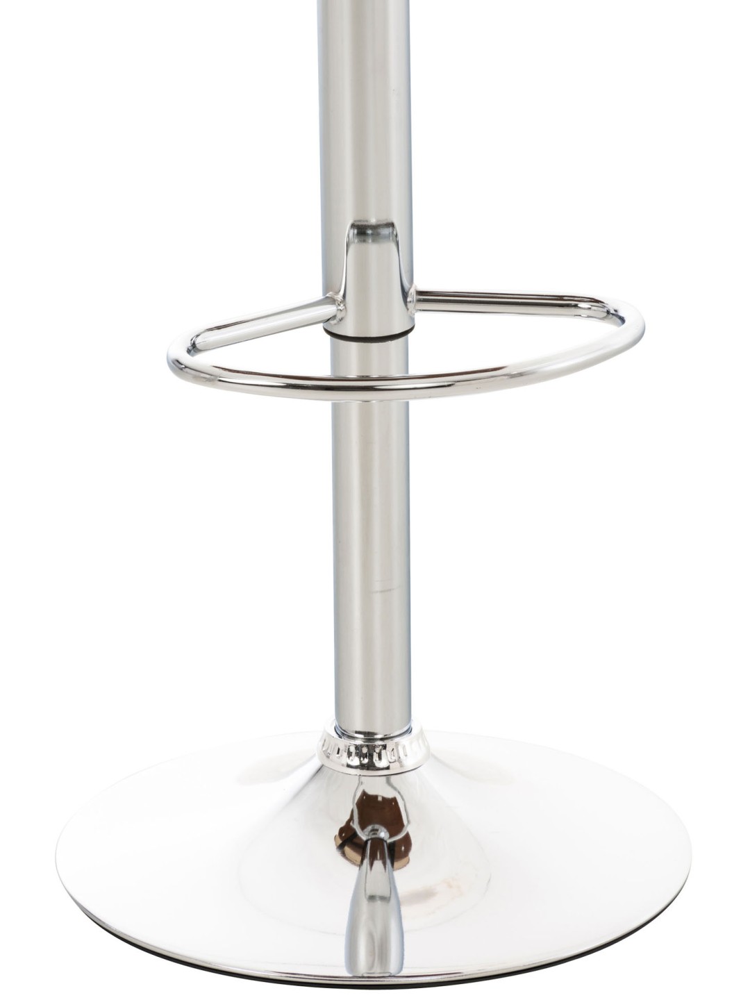 Conjunto de 2 bancos altos Sarnia em pele sintética, nogueira/preto