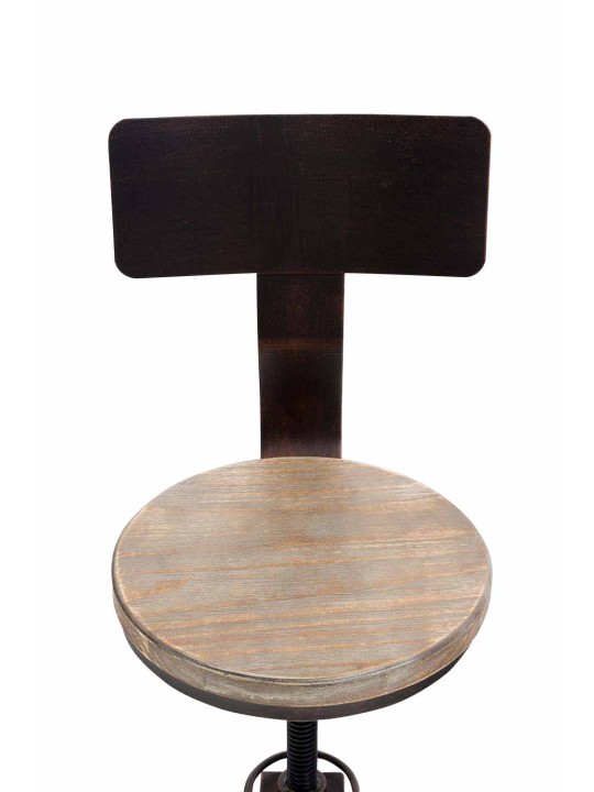Conjunto de 2 bancos altos Elko, bronze