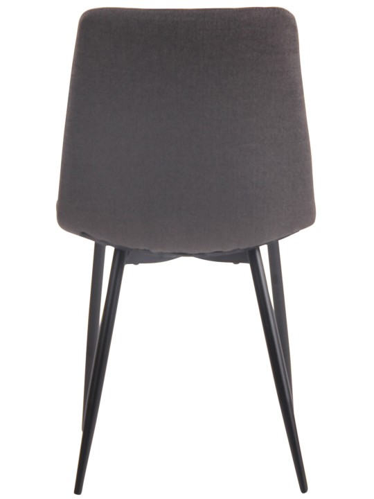 Cadeira Telde tecido, cinza escuro