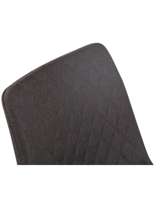 Cadeira Telde tecido, cinza escuro