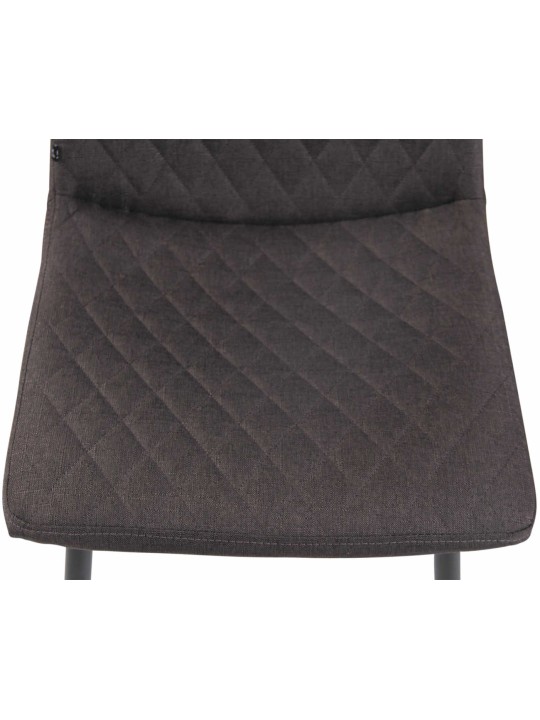 Cadeira Telde tecido, cinza escuro