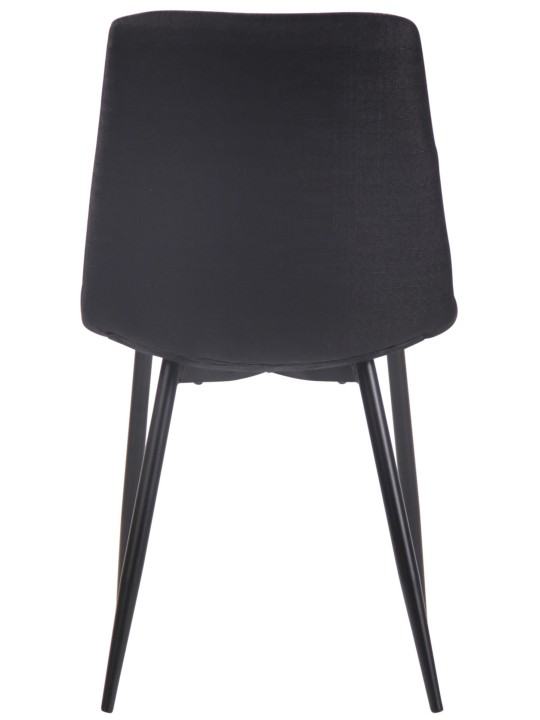 Cadeira Telde tecido, preto
