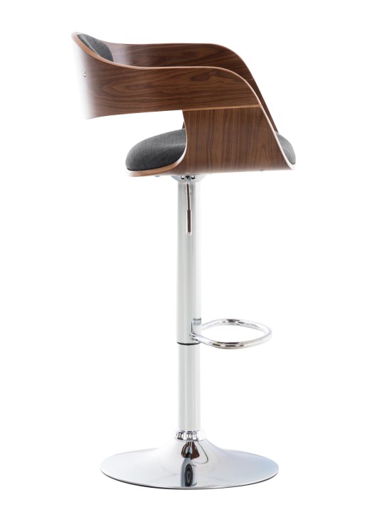 Conjunto de 2 bancos altos em tecido Kingston C, nogueira/cinza escuro Conjunto de 2 bancos altos em tecido Kingston C, nogueira/cinza escuro