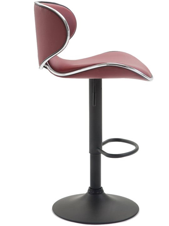 Banqueta alta Las Vegas V2, bordô