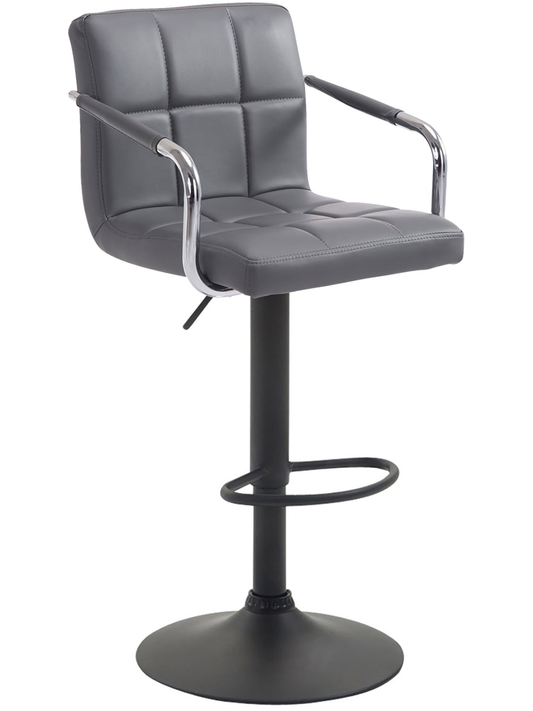 Banqueta alta Lucy V2, cinza