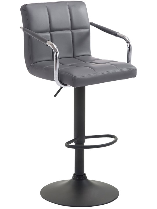 Banqueta alta Lucy V2, cinza