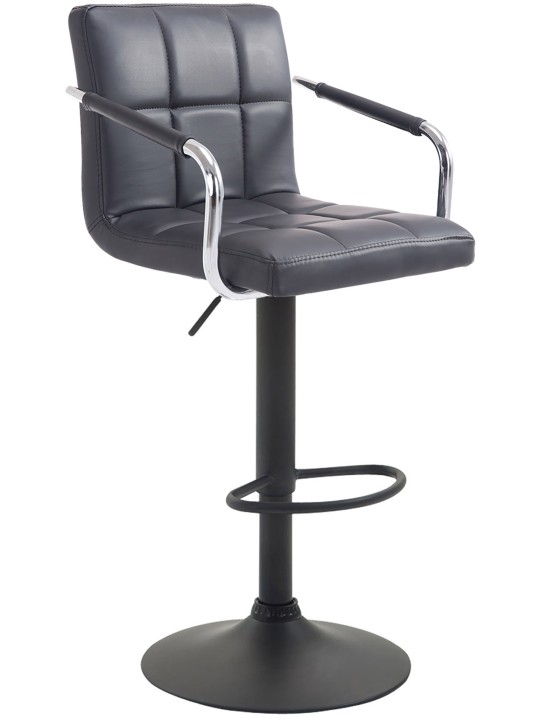 Banqueta alta Lucy V2, preto