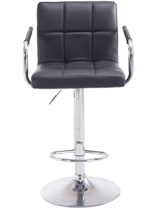 Conjunto de 2 bancos altos Lucy V2 cromados, preto Conjunto de 2 bancos altos Lucy V2 cromados, preto