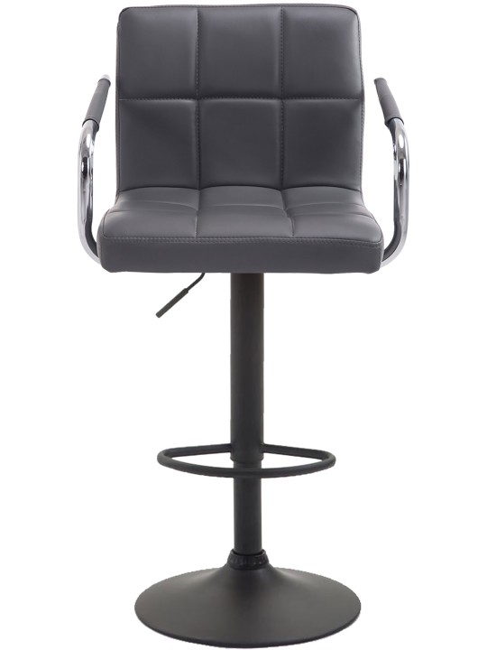 Conjunto de 2 bancos altos Lucy V2, cinza