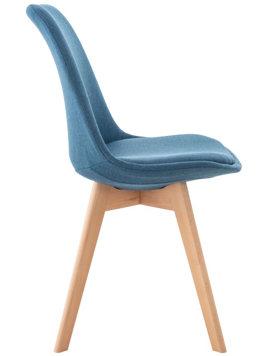 Cadeira Linares tecido, azul