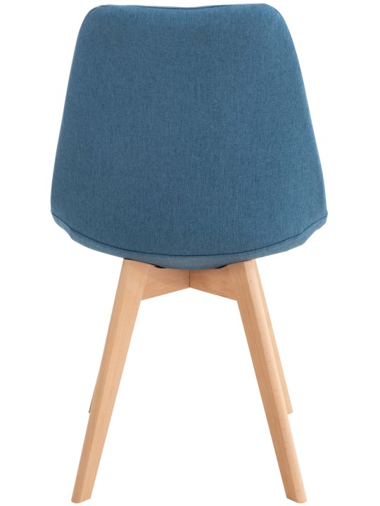 Conjunto de 4 cadeiras tecido Linares, azul Conjunto de 4 cadeiras tecido Linares, azul