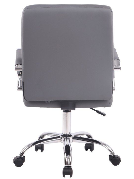 Cadeira de escritório Deli PRO couro sintético, cinza Cadeira de escritório Deli PRO couro sintético, cinza