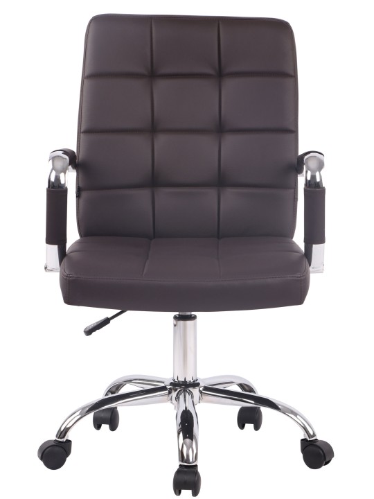 Cadeira de escritório Deli PRO couro sintético, castanho Cadeira de escritório Deli PRO couro sintético, castanho