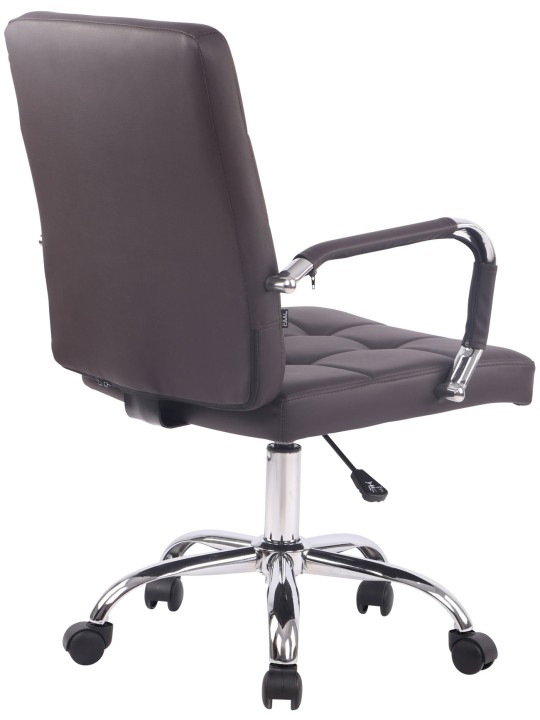 Cadeira de escritório Deli PRO couro sintético, castanho Cadeira de escritório Deli PRO couro sintético, castanho