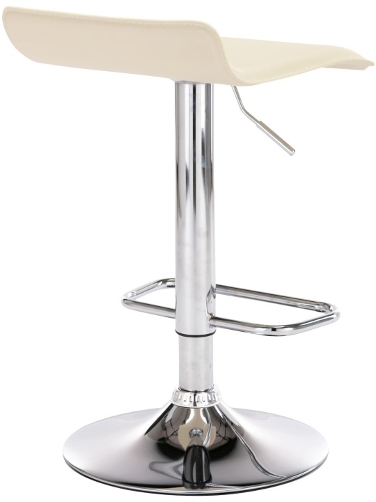 Conjunto de 2 bancos altos Dyn, creme