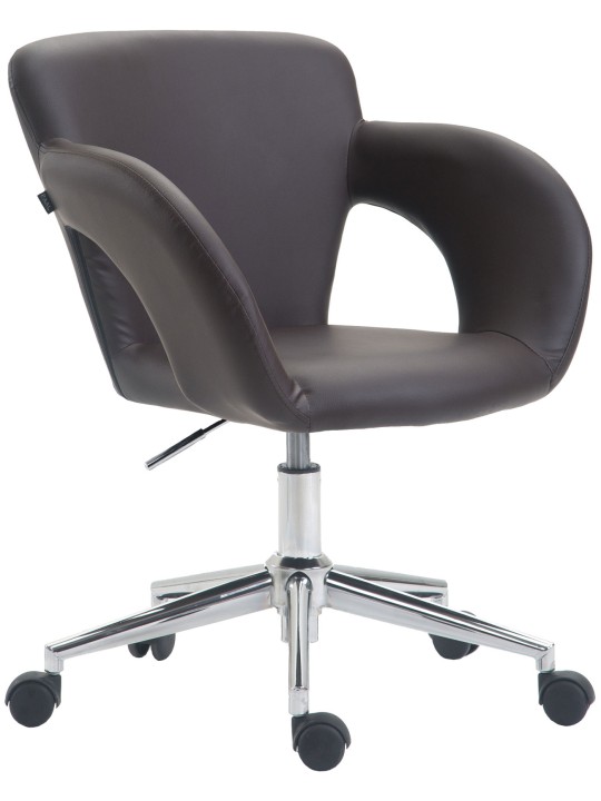 Cadeira de escritório Edison, castanho