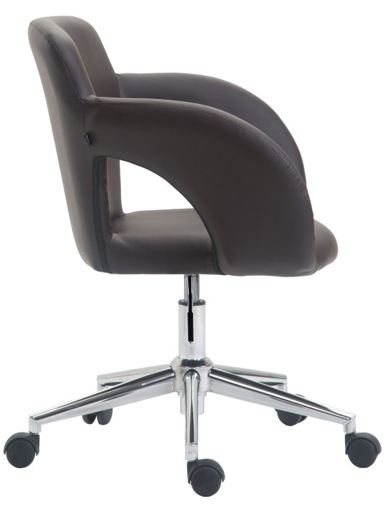 Cadeira de escritório Edison, castanho