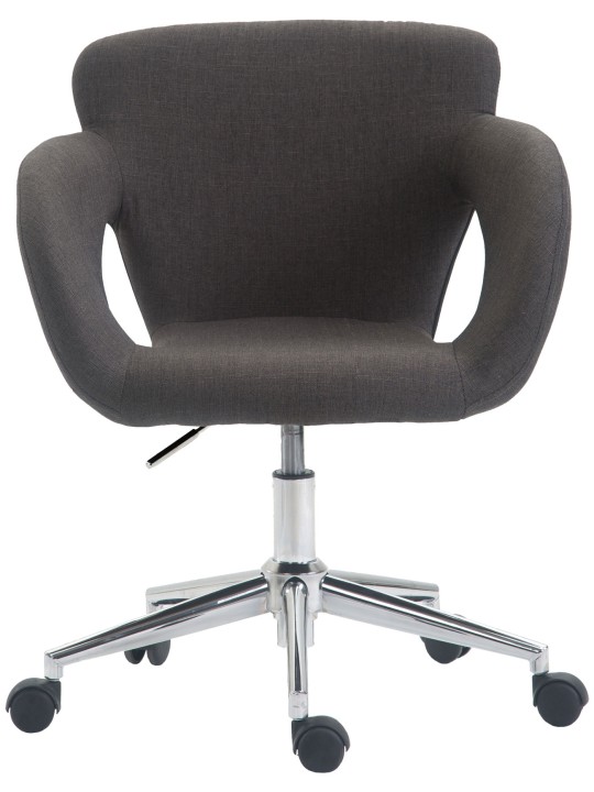 Cadeira de escritório tecido Edison, cinza escuro