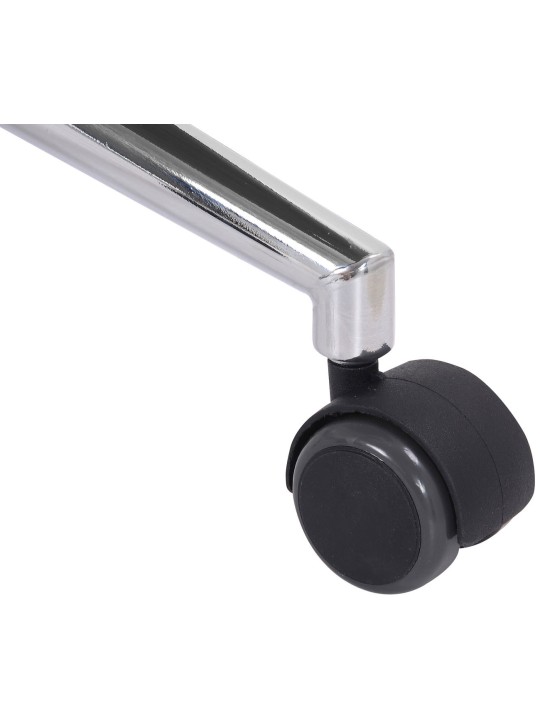 Cadeira de escritório Varel couro sintético, natural/preto