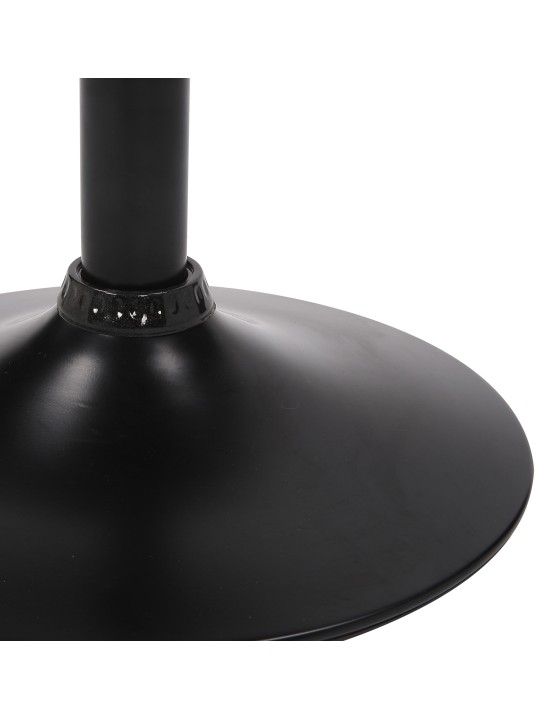 Banqueta alta Feni veludo, preto