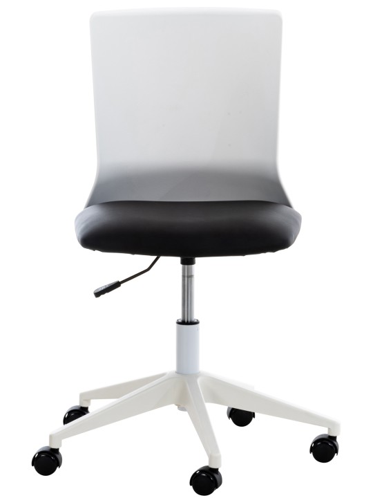 Cadeira de escritório Apolda couro sintético, preto