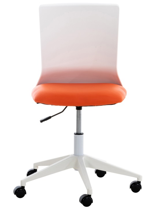 Cadeira de escritório Apolda couro sintético, laranja Cadeira de escritório Apolda couro sintético, laranja