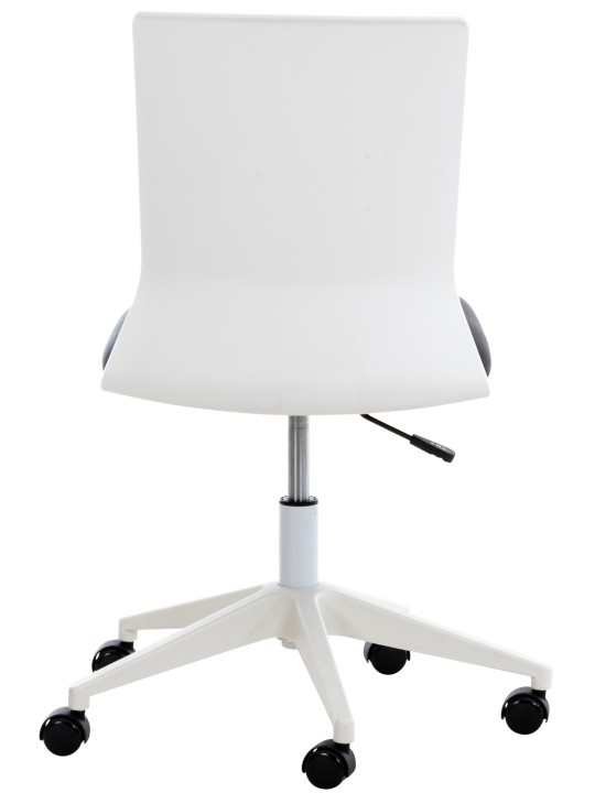 Cadeira de escritório Apolda couro sintético, preto