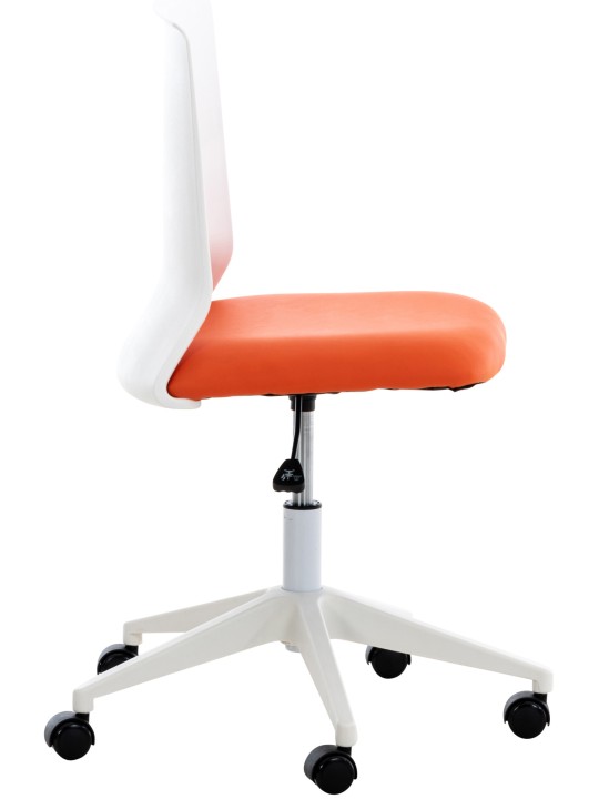 Cadeira de escritório Apolda couro sintético, laranja Cadeira de escritório Apolda couro sintético, laranja