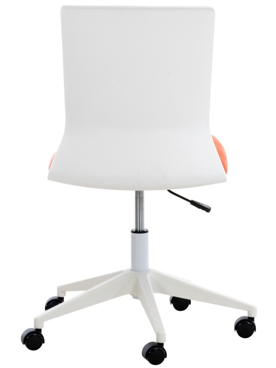 Cadeira de escritório Apolda couro sintético, laranja Cadeira de escritório Apolda couro sintético, laranja