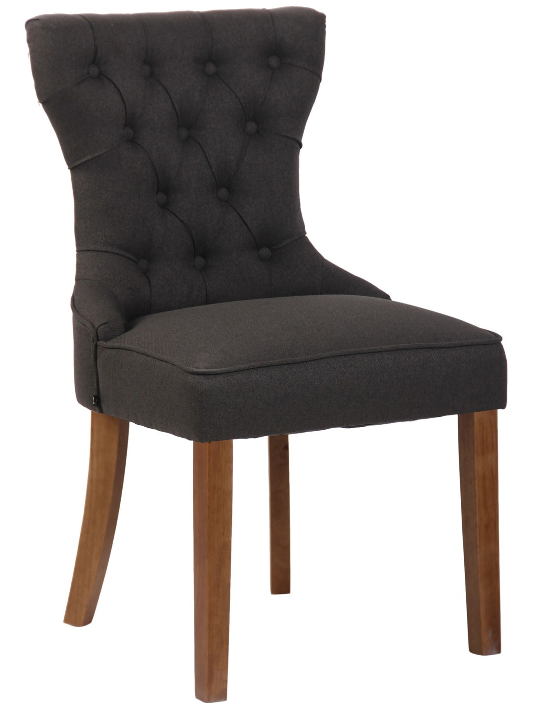 Cadeira Franca tecido antigo-light, cinza escuro