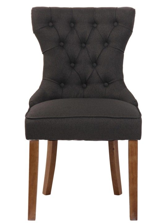 Cadeira Franca tecido antigo-light, cinza escuro