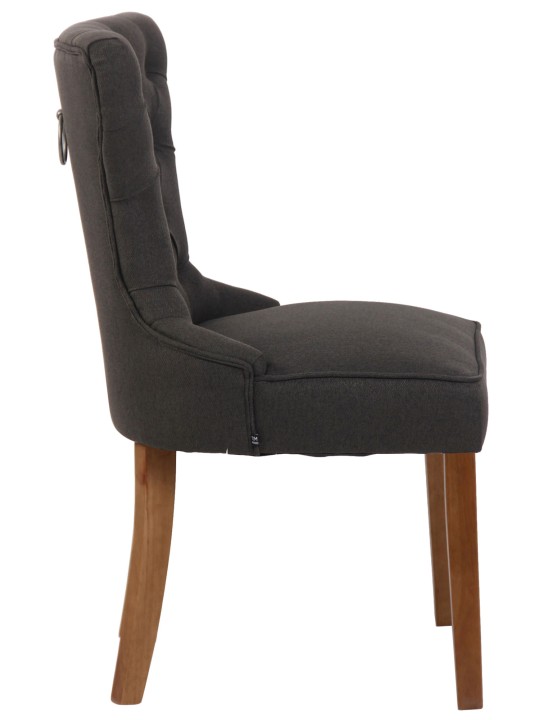 Cadeira Franca tecido antigo-light, cinza escuro